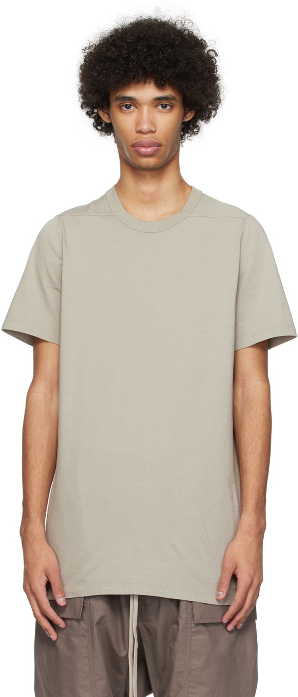 T-paita Rick Owens Level T-Shirt Harmaa | RU01D3264 JA