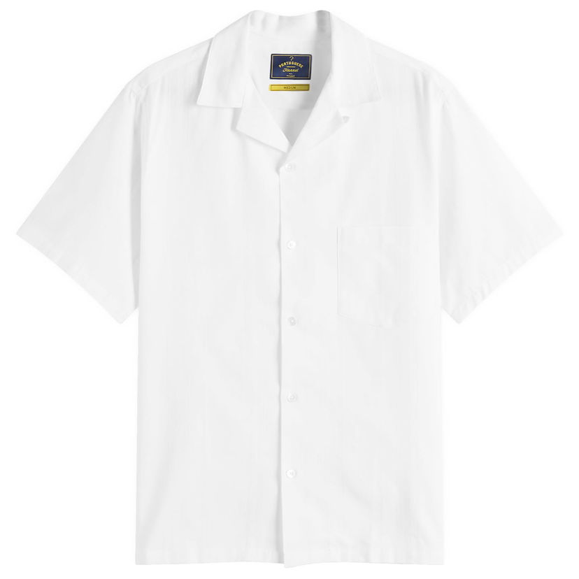 Paita Portuguese Flannel Portuguese Flannel Alqueva Vacation Shirt Valkoinen | SS25-007-WHT