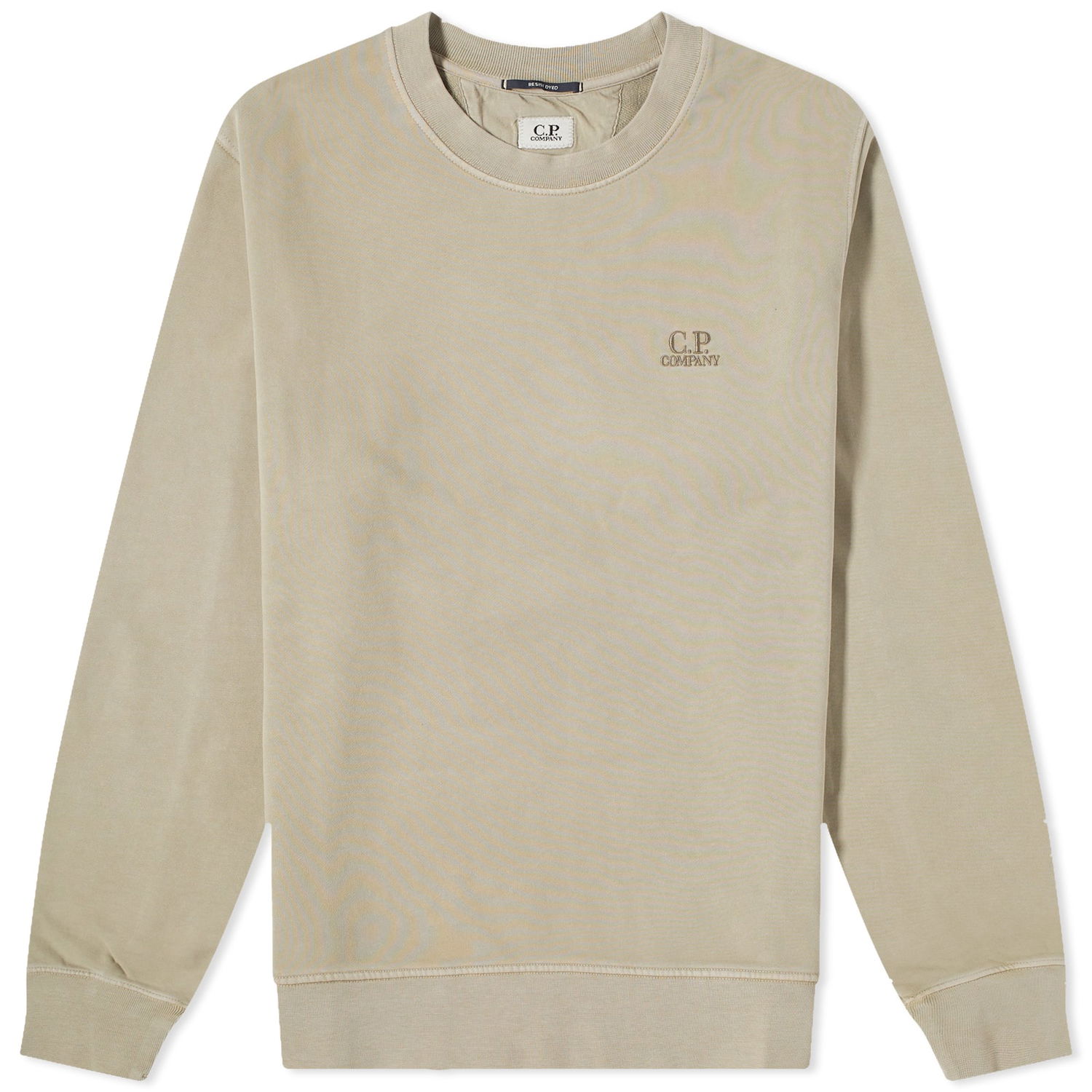 Villapaita C.P. Company Diagonal Fleece Crewneck Beige | 15CMSS008B-006372R-335, 0