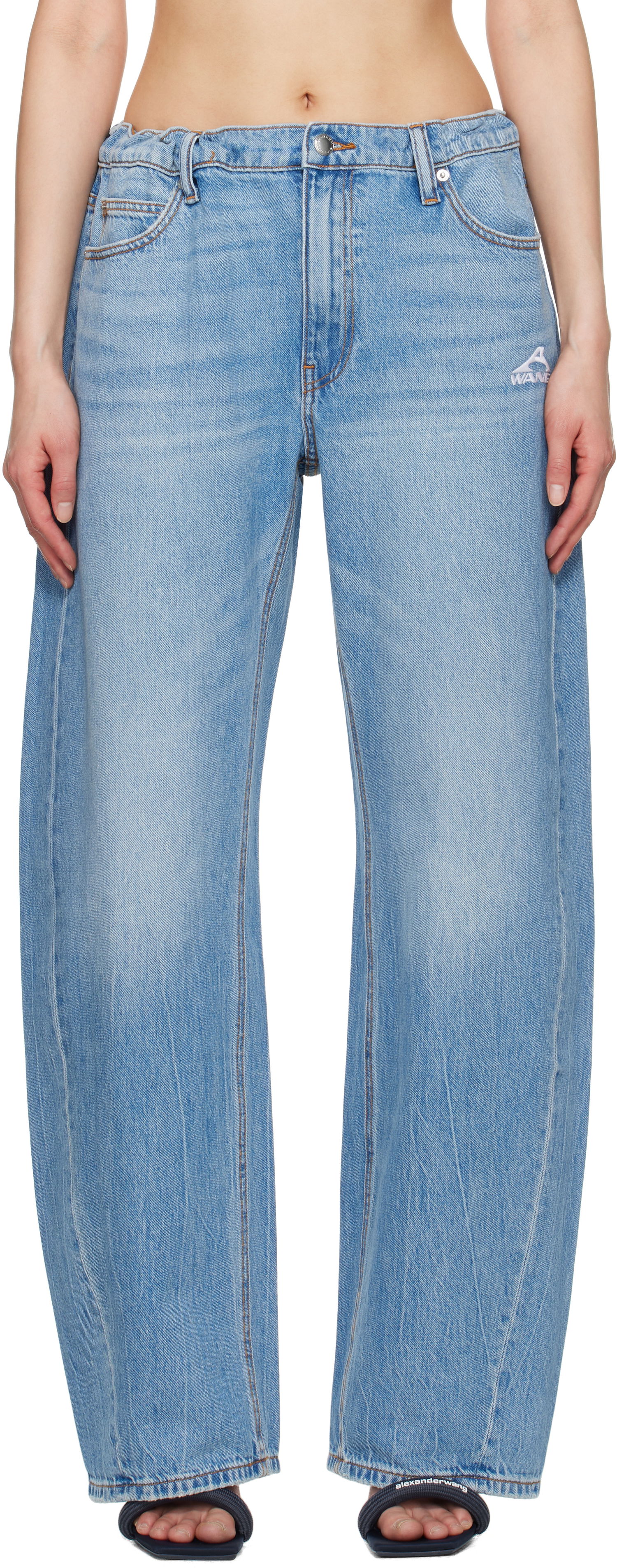Jeans Alexander Wang Alexander Wang 5-Pocket Track Jeans Sininen | 4DC2254663, 0