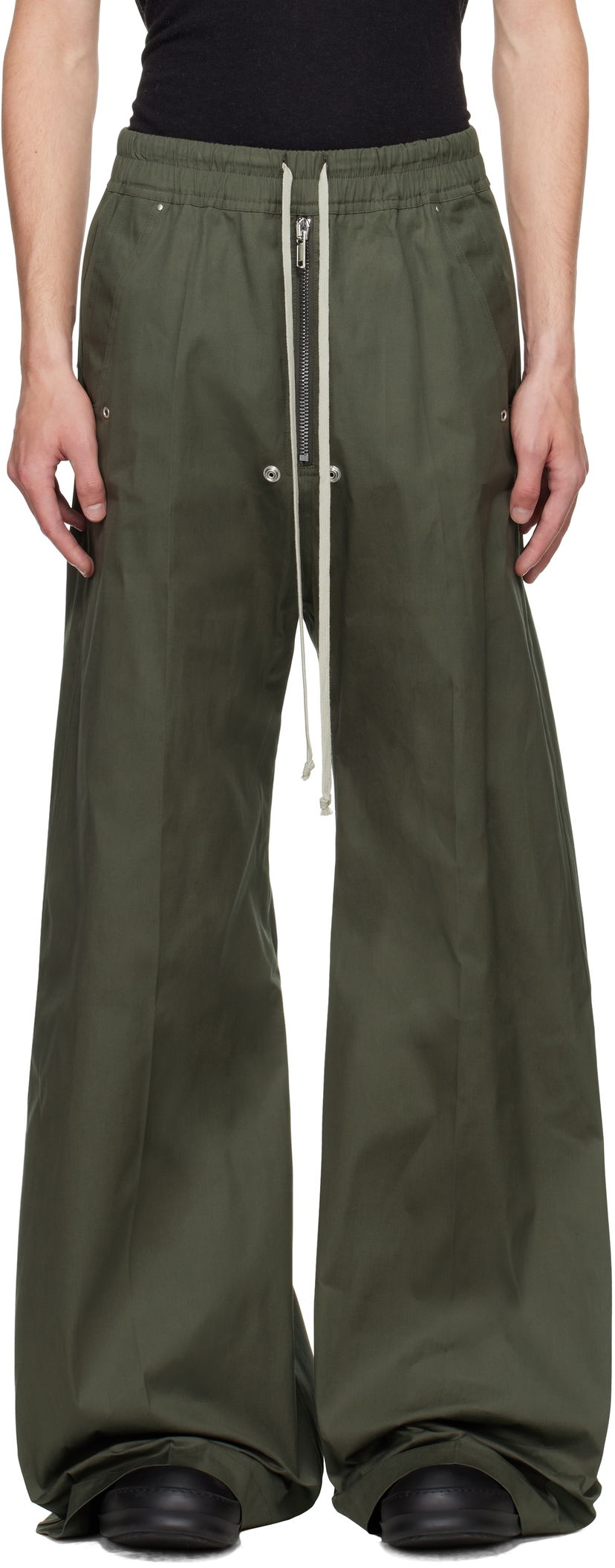 Housut Rick Owens Rick Owens Concordians Wide Bela Trousers Vihreä | RU02E1366 TE