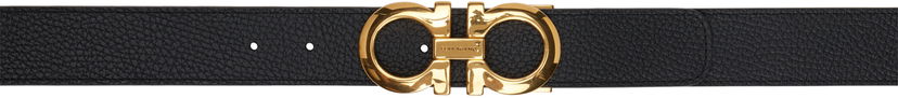 Vyöt FERRAGAMO Salvatore Ferragamo Key Focus Reversible Belt Musta | 776309