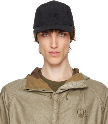Korkki C.P. Company C.P. Company Paper Touch Logo Cap Musta | 18CMAC225A-110188A, 0