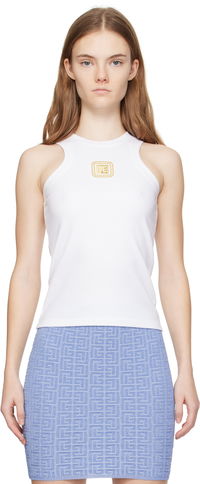 Balmain Retro 'PB' Tank Top