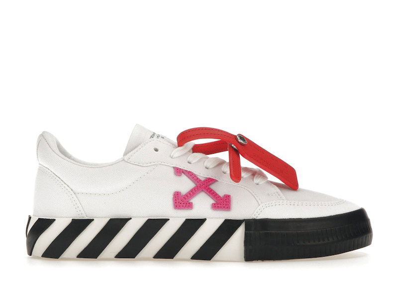 Tennarit ja kengät Off-White Vulc Low White Black Fuchsia W Valkoinen | OWIA272S23FAB0010132, 0