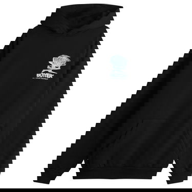 Huppari Butter Goods Terrain Pullover Hoody, Size Large Musta | BG252205-BLK, 0