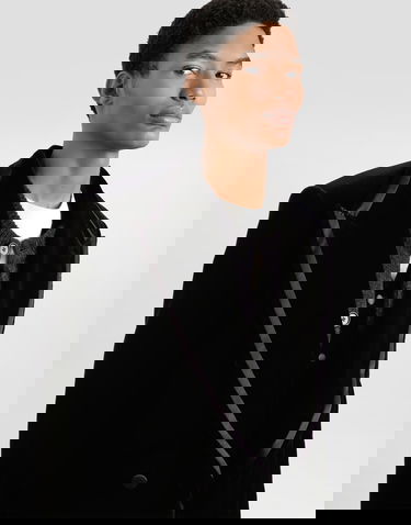 Takki Dolce & Gabbana Dolce & Gabbana Double-Breasted Velvet Jacket Musta | G2VO8TFUVG7N0000, 3