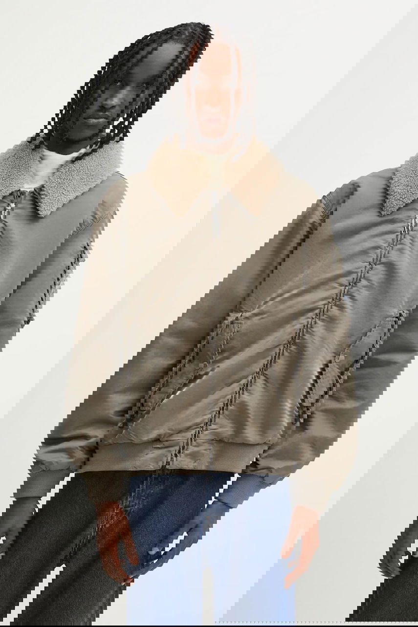 Bomber-takki Napapijri Napapijri A-Nemes Bomber Jacket Harmaa | NP0A891XN1T1, 0