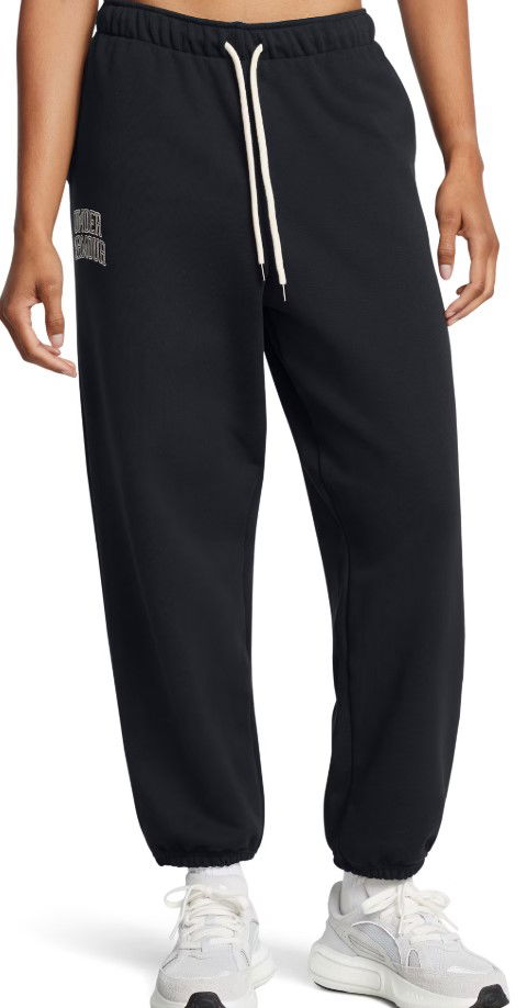 Verryttelyhousut Under Armour Under Armour UA Icon HWT Terry OS Pants Musta | 1386496-001