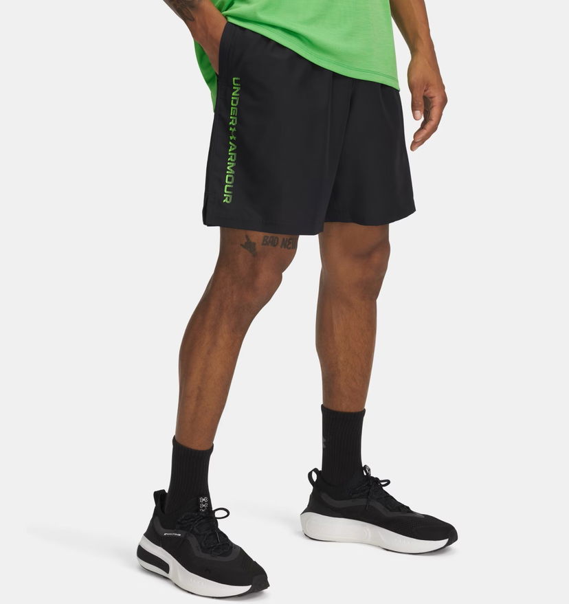Shortsit Under Armour Tech Woven Wordmark Shorts Musta | 1383356-005