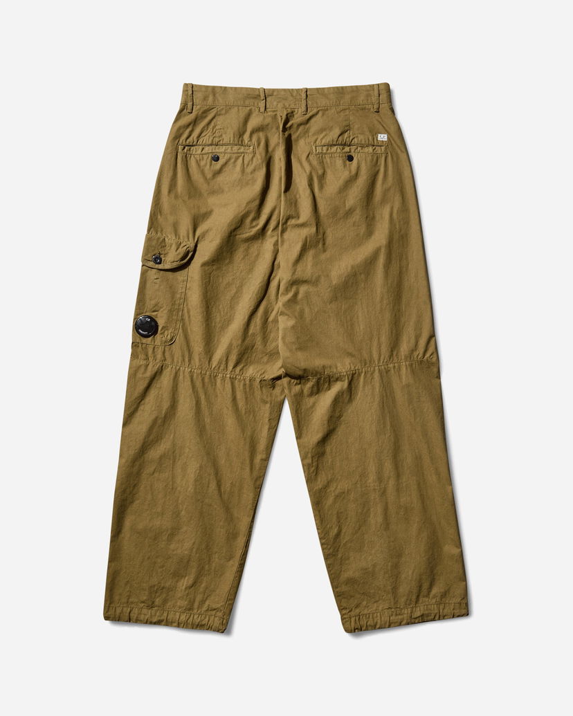 Cargo housut C.P. Company Peached Microreps Cargo Pants Vihreä | 19CMPA065A-110324G 652