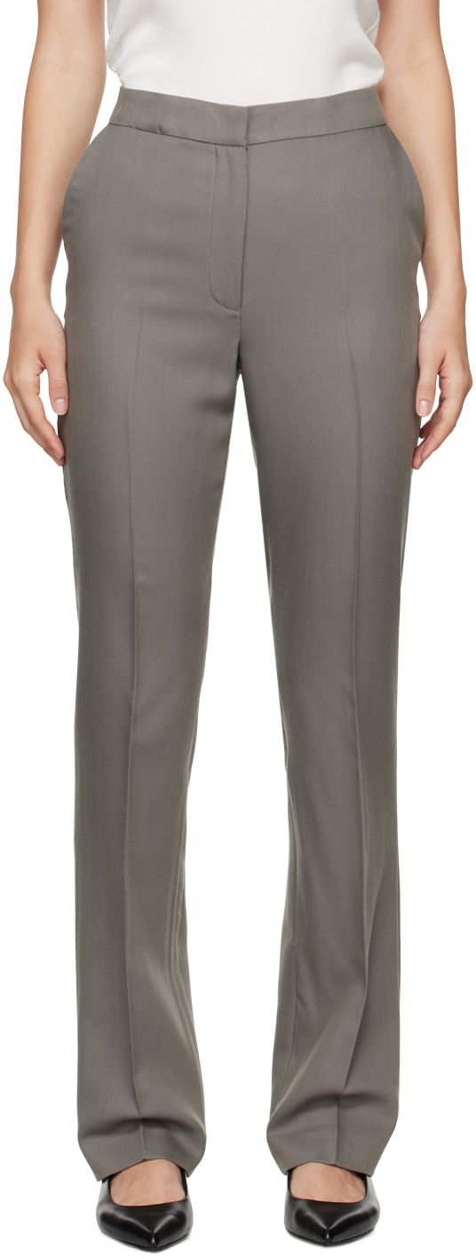 Housut Loulou de Saison Loulou de Saison Kallisto Trousers Harmaa | KALLISTO