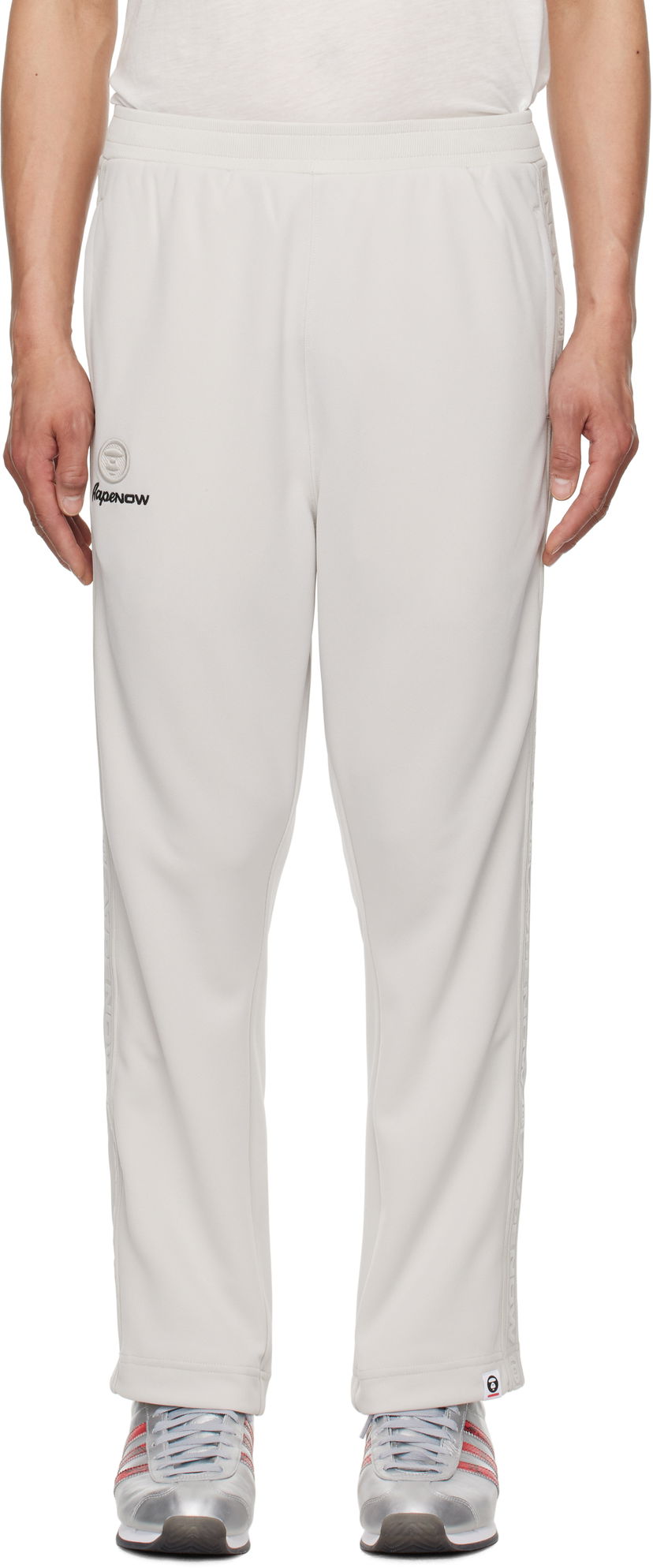 Verryttelyhousut AAPE by A Bathing Ape AAPE by A Bathing Ape 'AAPE Now' Sweatpants Valkoinen | AAPPTMB674XXNGYR