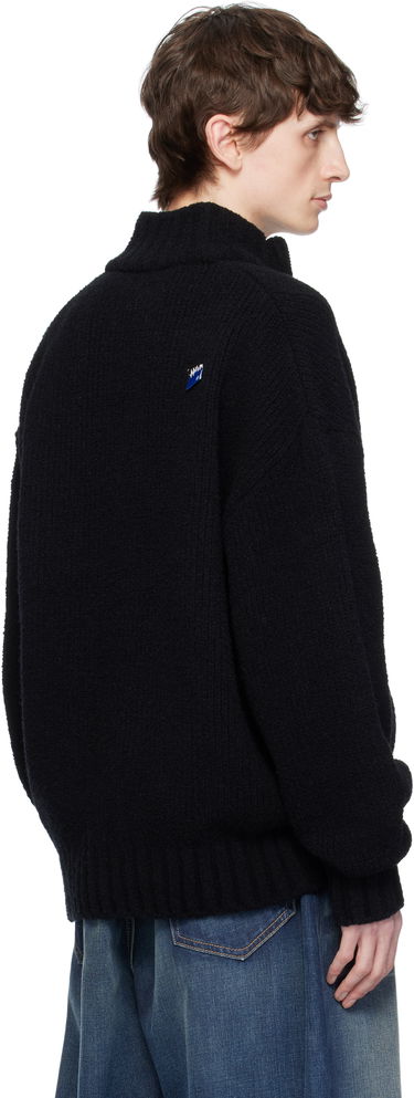 Villapaita ADER ERROR ADER error Sig; TRS Tag Knit Zip-Up Track Jacket Musta | BO42FYKT0703BK, 2