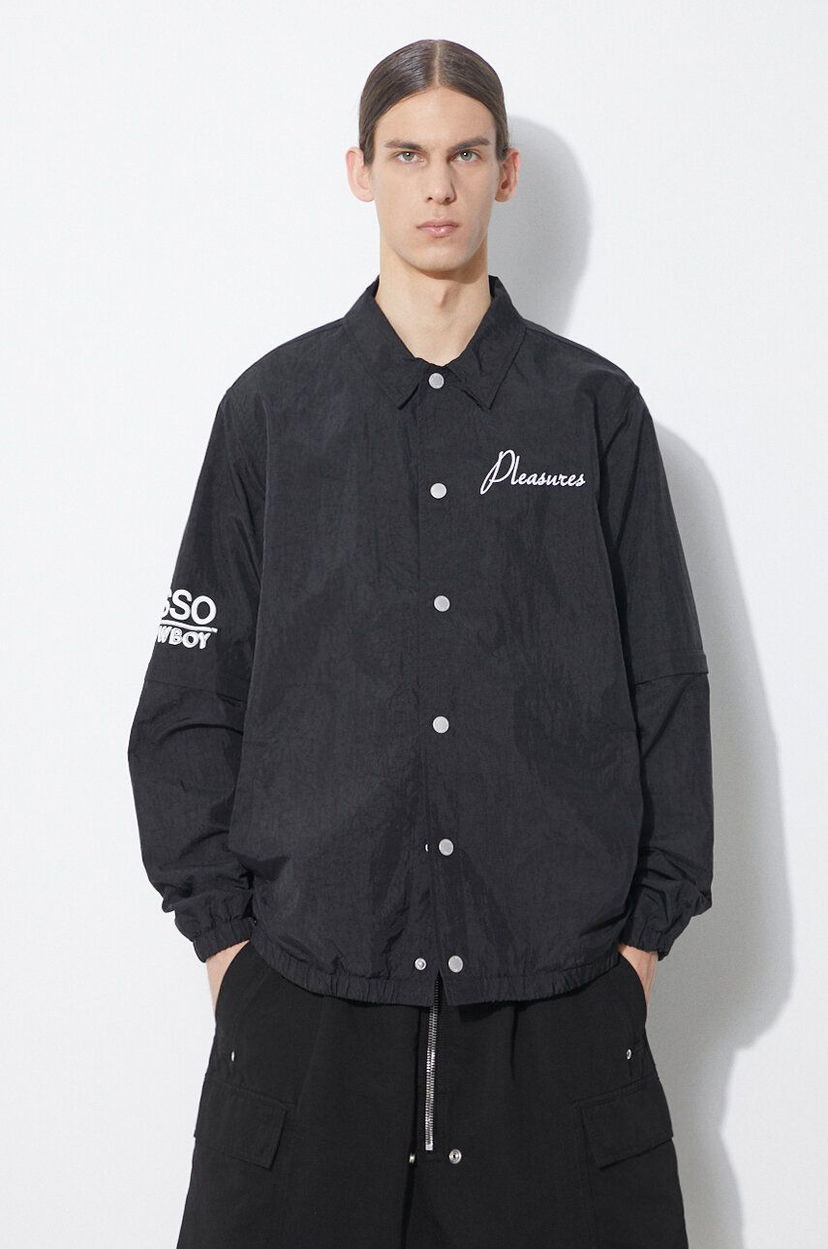 Tuulitakki Pleasures Gypsy Coach Jacket Musta | P24SP009.BLACK