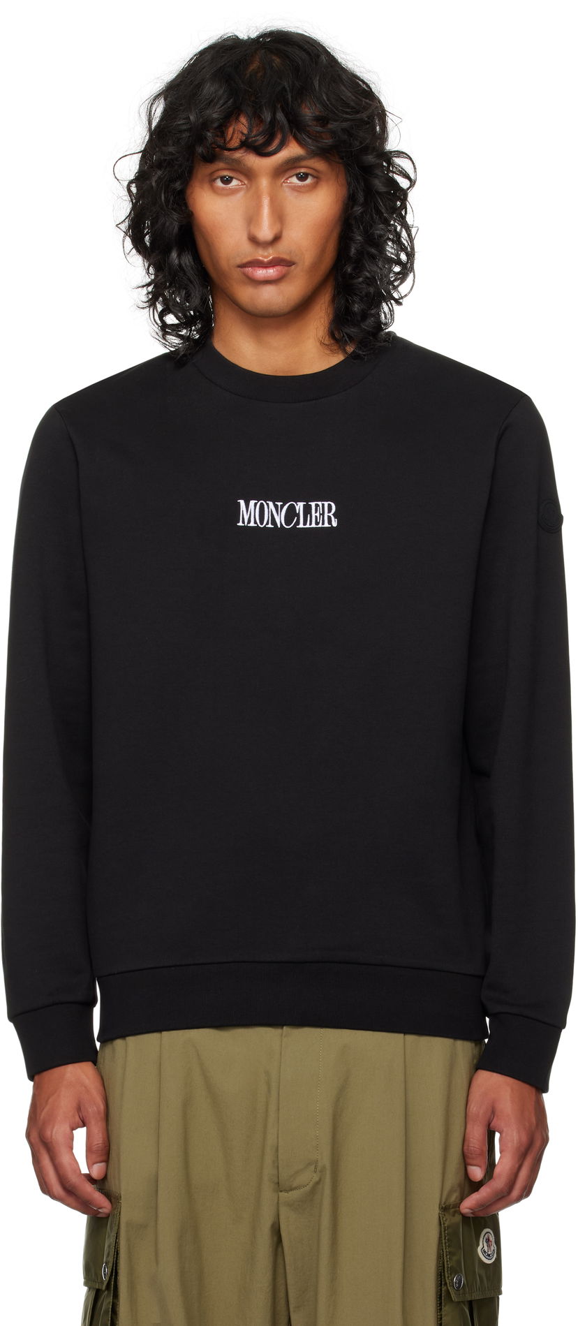 Huppari Moncler Logo Sweatshirt Musta | J20918G00040809KR