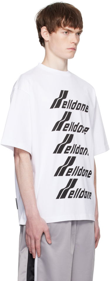 T-paita We11done Printed T-Shirt Valkoinen | WD-TP6-20-074-U-WH, 4
