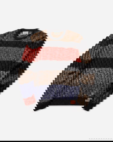 Villapaita Aries Mohair Cable Stripe Sweater Monivärinen | AR2004304 Multi, 1