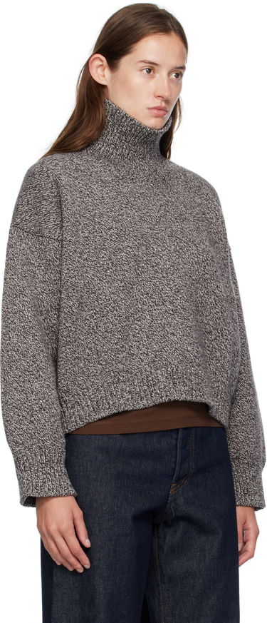 Villapaita &Daughter &Daughter Caragh Chunky Crop Turtleneck Sweater Harmaa | HKN03934, 1