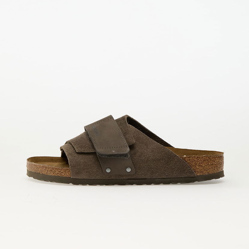 Tennarit ja kengät Birkenstock Birkenstock Kyoto Suede Slides Ruskea | 1029137