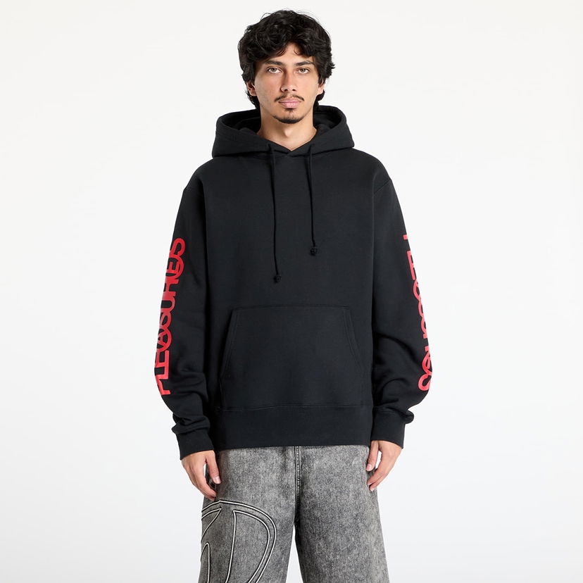 Huppari Pleasures PLEASURES Fanzine Hoodie Musta | P25SU075 BLACK