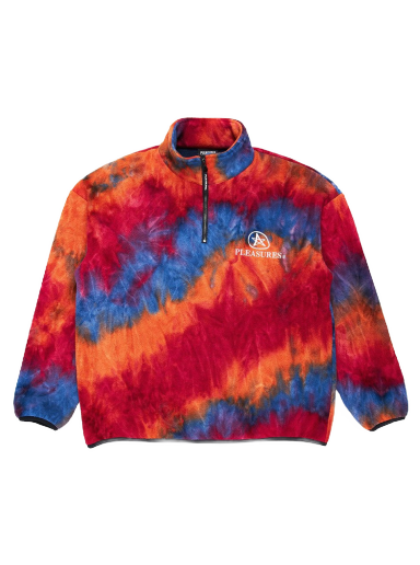 Huppari Pleasures Orange Caffeine Polar Fleece Quarter Zip Sweatshirt Monivärinen | P21F011