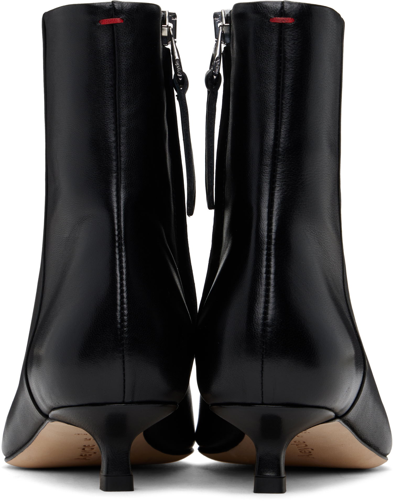 Vaatteet Aeyde Aeyde Sofie Leather Ankle Boots Musta | A11-AB-RMAP35KT-0122-800-007, 1