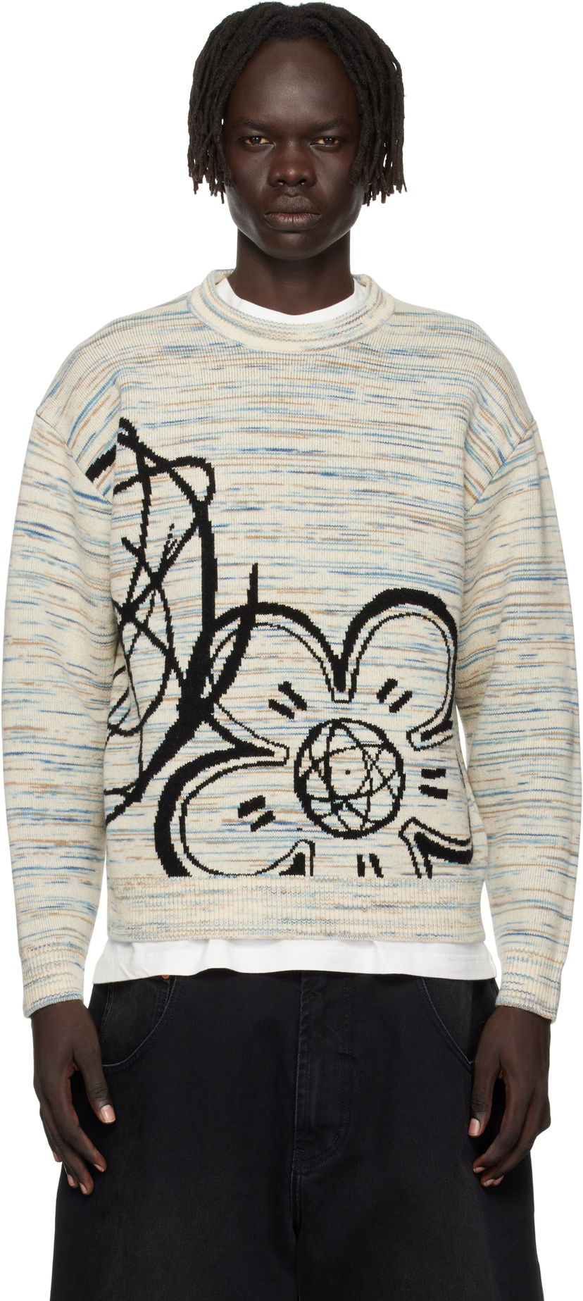 Villapaita KENZO Kenzo Paris Futura 2000 Edition Reversible Sweater Monivärinen | FF65PU7513CJ