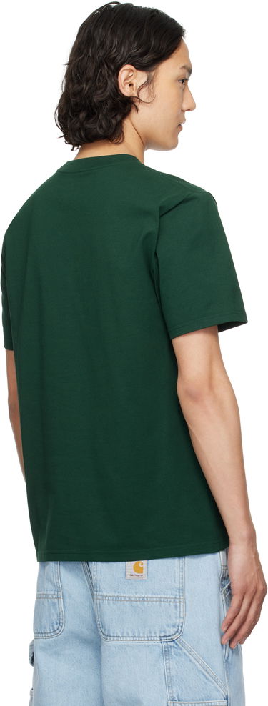 T-paita Carhartt WIP Short Sleeve University Script T-Shirt Vihreä | I034852, 2