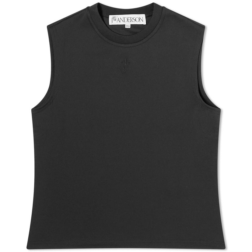 Tankkitoppi JW Anderson Anchor Embroidery Tank Top Musta | JO0216-PG0999-999