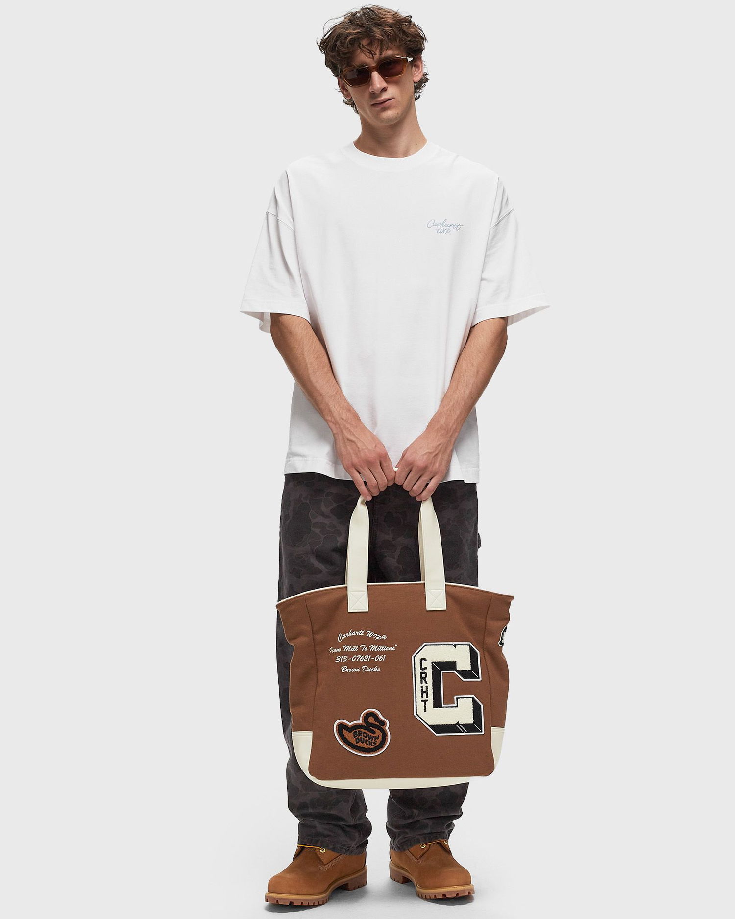 T-paita Carhartt WIP Signature Script Tee Valkoinen | I033828-2JI.XX, 1