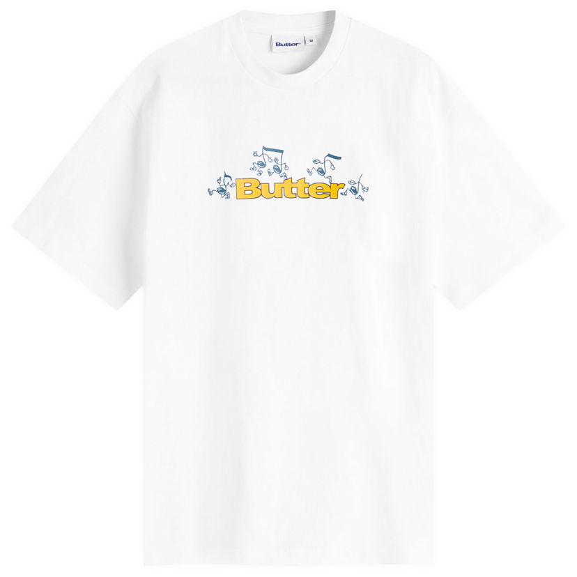 T-paita Butter Goods Tempo Logo Graphic T-Shirt Valkoinen | BG252100-WHT