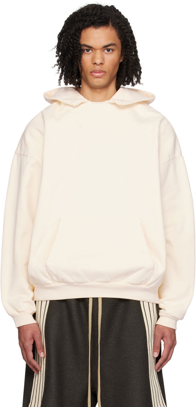 Huppari Fear of God Off-White Patch Hoodie Valkoinen | FG850-060FLC