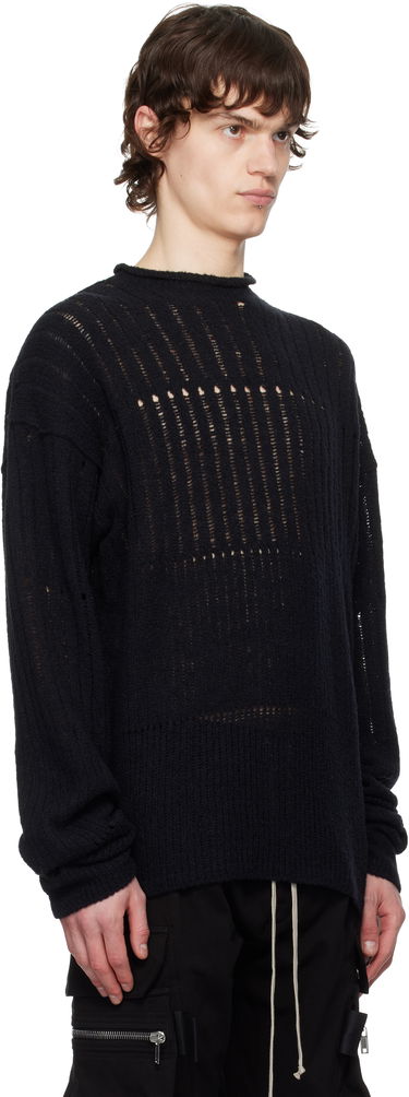 Villapaita Rick Owens Rick Owens Hollywood Oversized Knit Sweater Beige | RU01E5681 KGRID, 4