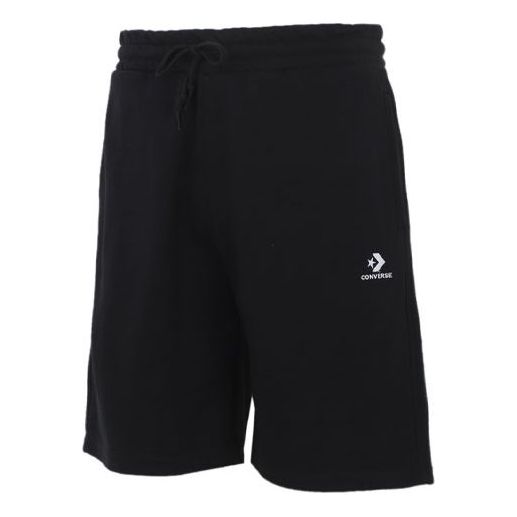 Shortsit Converse Chevron Embroidered Shorts Musta | 10020349-A01