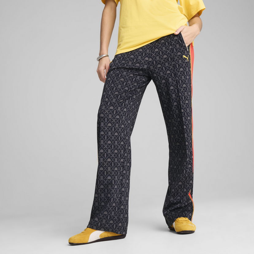 Verryttelyhousut Puma Road To Unity T7 Printed Straight-Leg Pants Musta | 629794_16