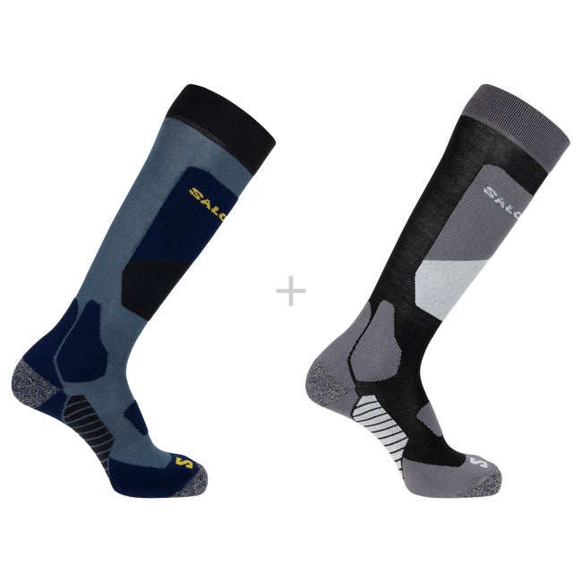 Sukat Salomon 2-Pack Performance Ski Socks Sininen | LC2377800