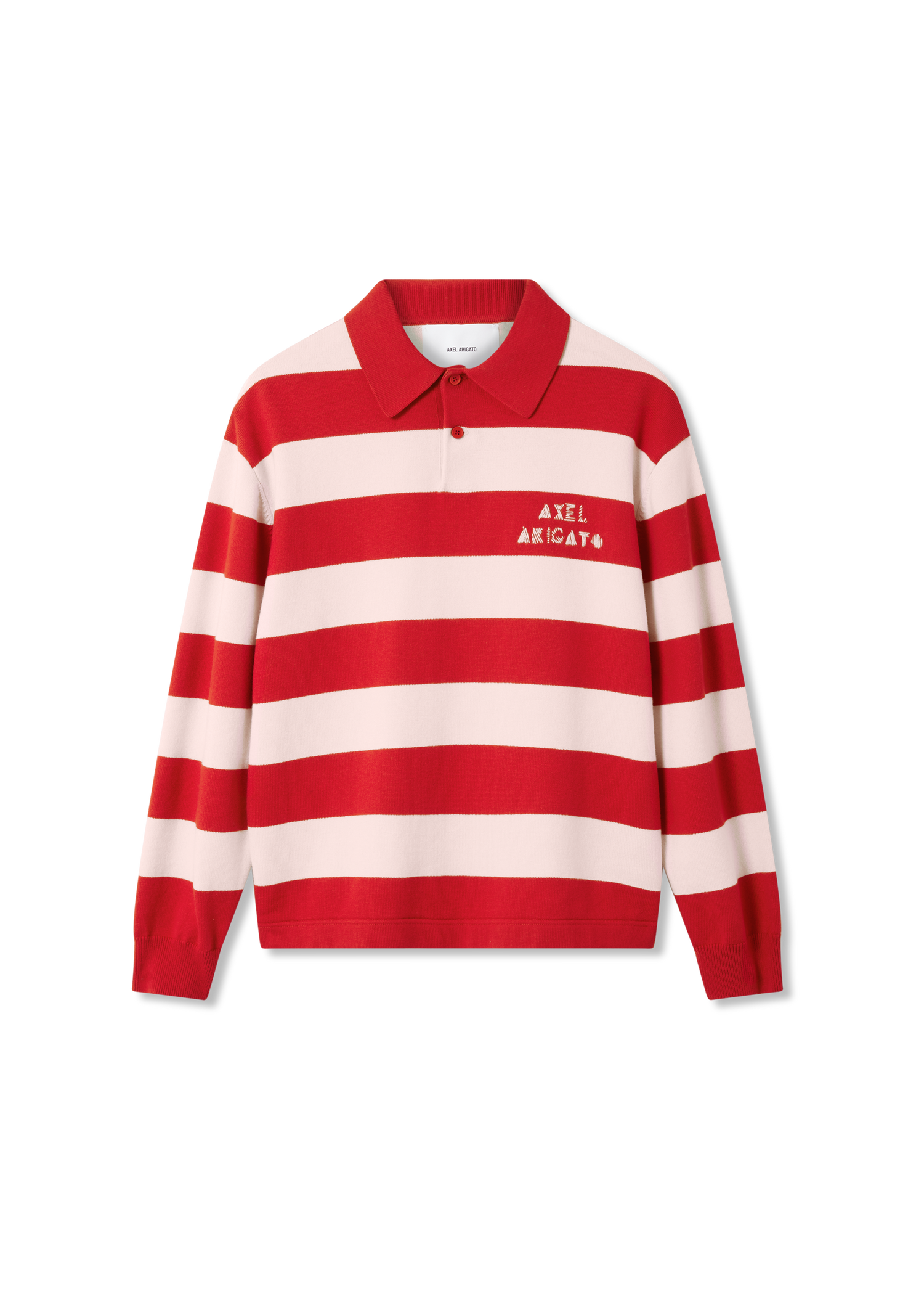 Villapaita AXEL ARIGATO Frey Striped Knit Polo Sweater Monivärinen | A3315004, 0