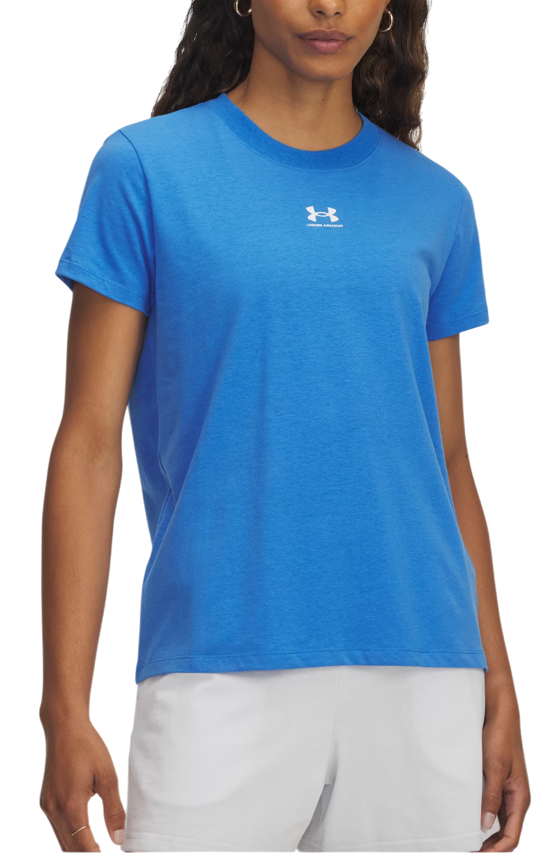 T-paita Under Armour Under Armour Rival Core Short Sleeve T-Shirt Sininen | 1383648-402
