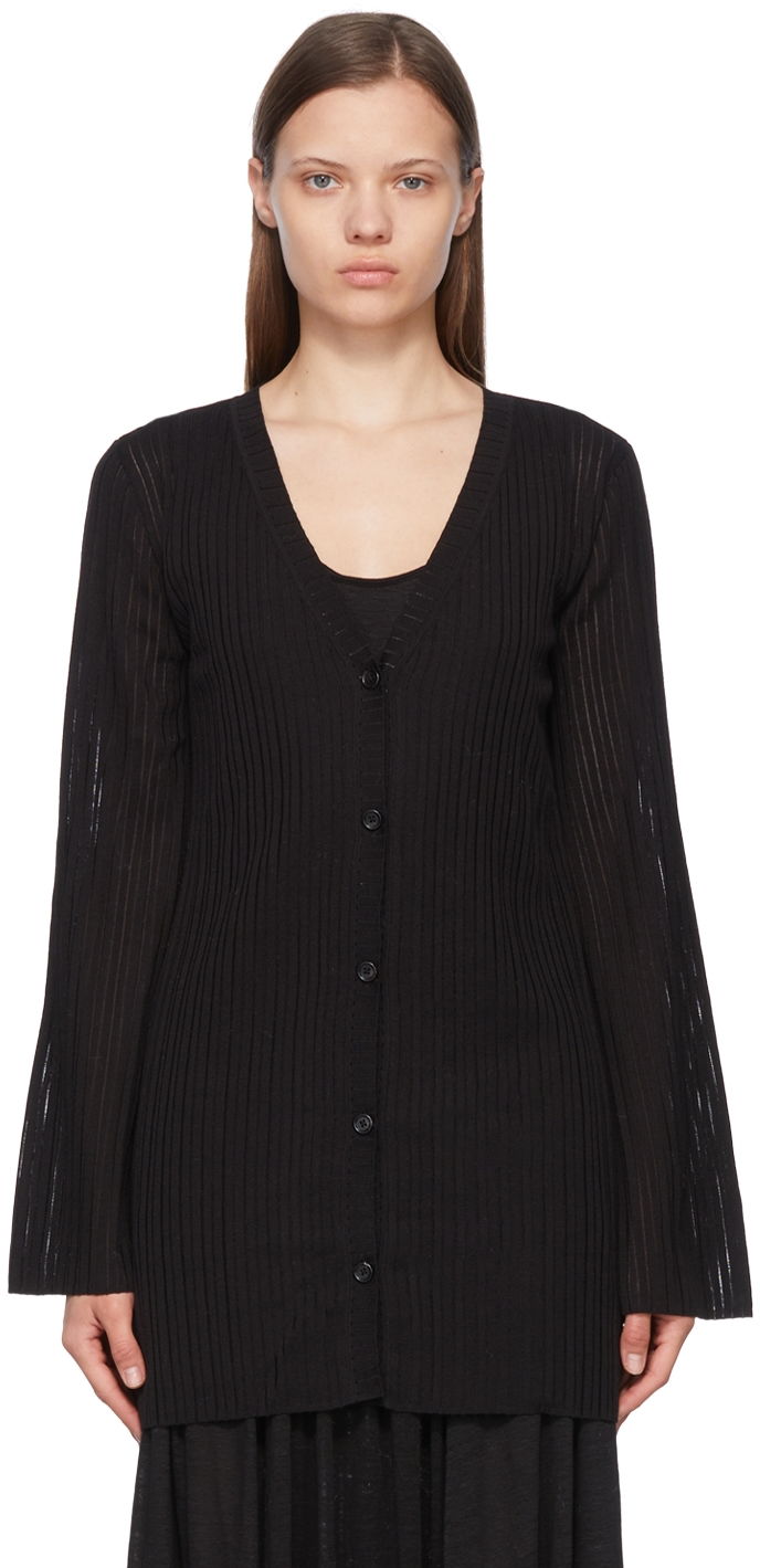 Villapaita CHLOÉ Silk Buttoned Cardigan Musta | CHC22UMC05520