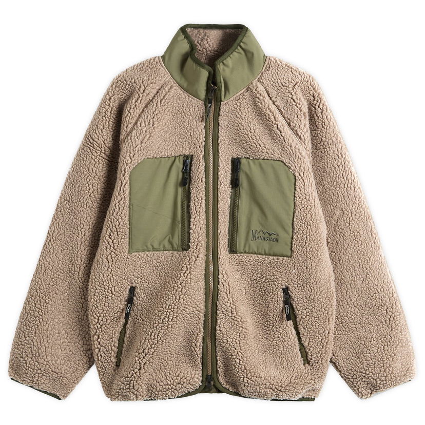 Takki Manastash Manastash Mountain Gorilla Fleece Jacket Beige | 7925252002-430
