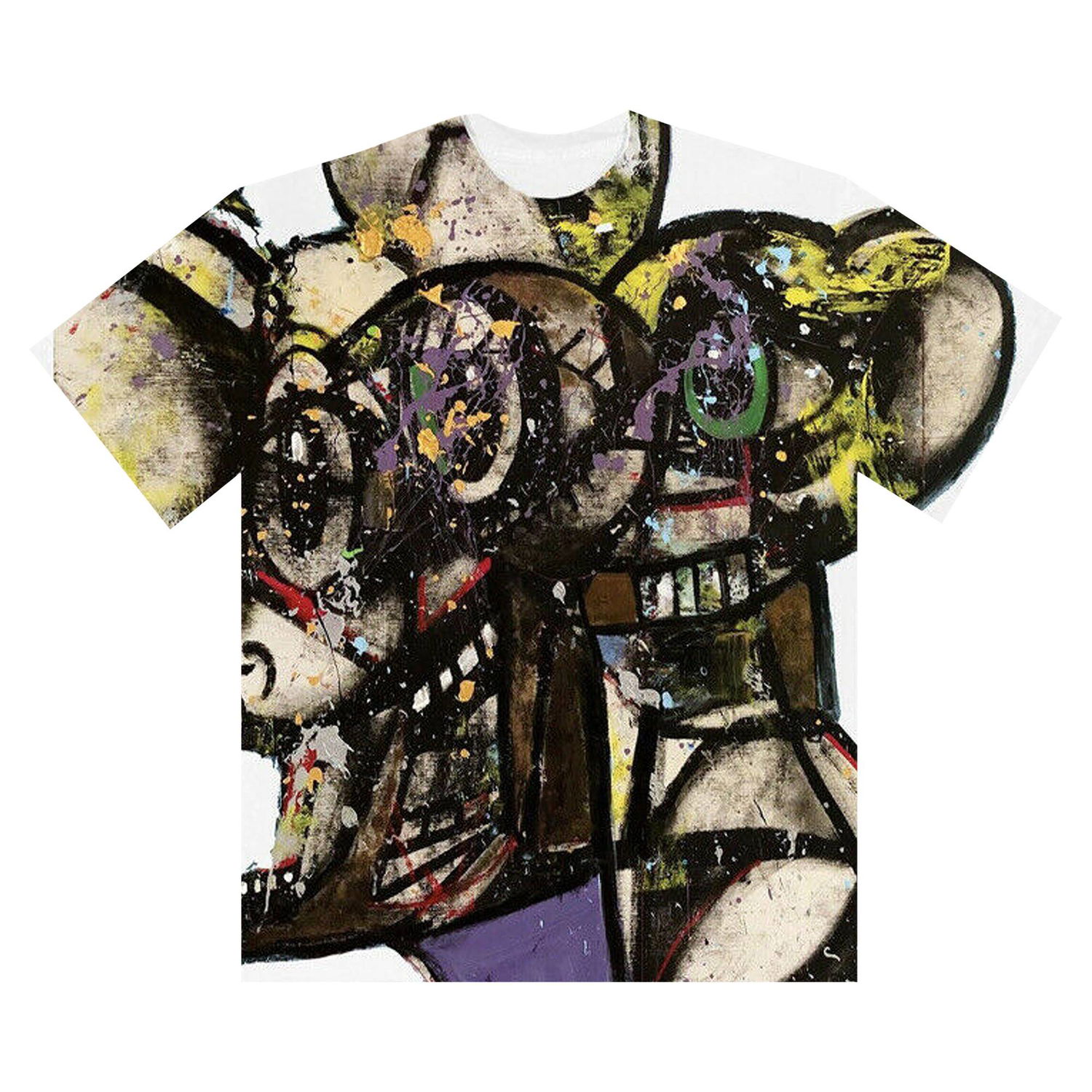 T-paita Cactus Jack by Travis Scott Portrait Of Travis T-Shirt Valkoinen | CJMF SS06 WHIT, 1