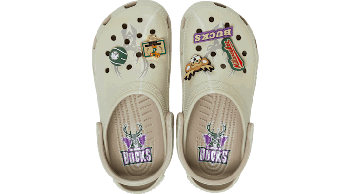 Tennarit ja kengät Crocs NBA Bucks Elevated Classic Clogs Beige | 210252-90H, 0