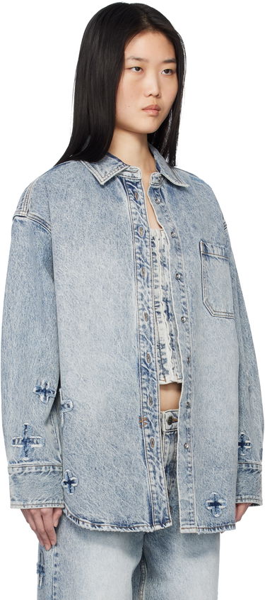 Paita Ksubi Oversized Klassic Kraftwerk Denim Shirt by Ksubi Sininen | WPS25SH002, 1