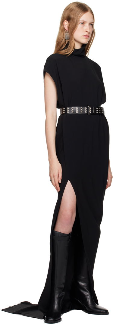 Vyöt Ann Demeulemeester Ann Demeulemeester Ezra Grommet Leather Belt Musta | 2402-U-BE11-LT128-099, 2