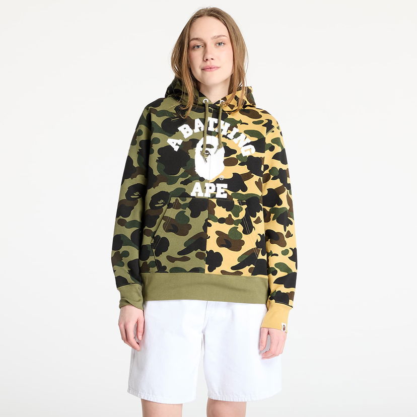 Huppari BAPE A BATHING APE 1st Camo Separate Pullover Hoodie Monivärinen | 001PPL301007MMUL