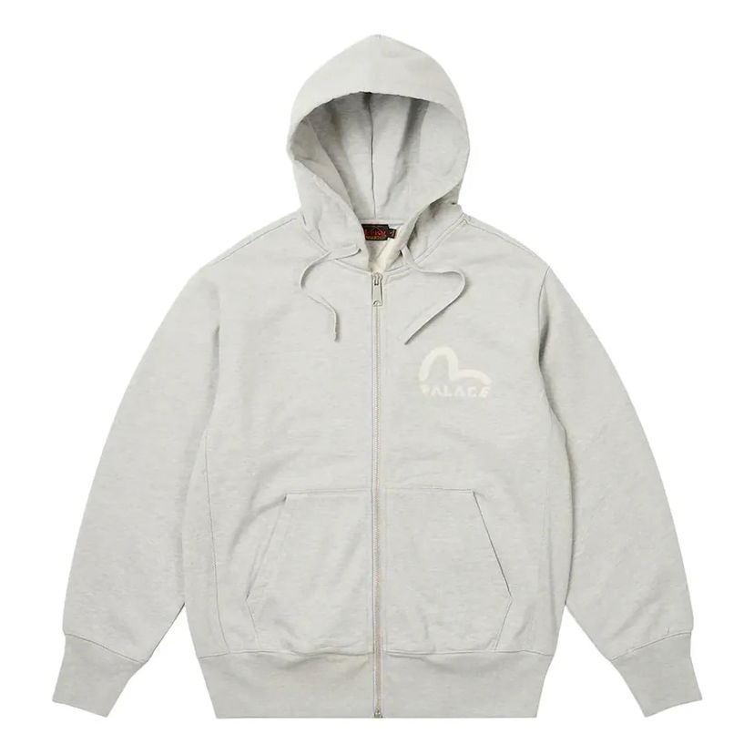 Huppari Palace Evisu Zip Hoodie Harmaa | 2ESPAM4SW1150OSFLGRYH