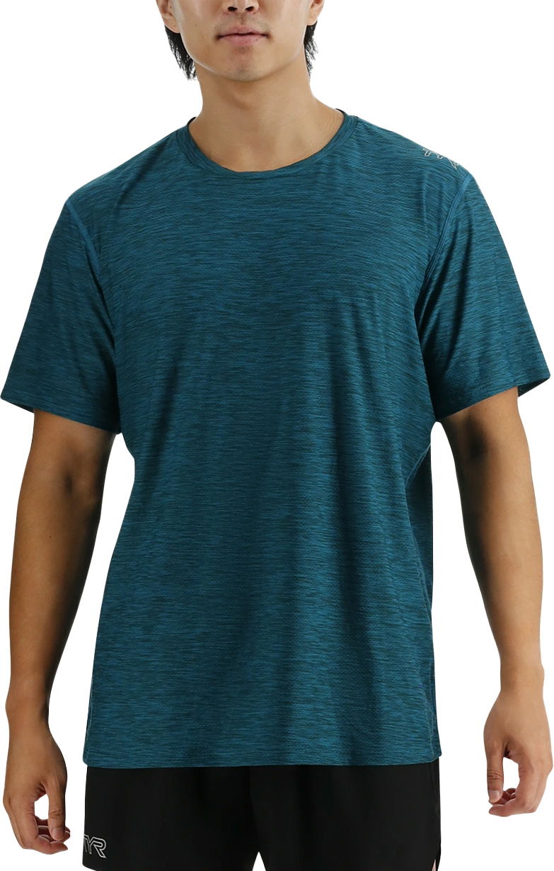 T-paita TYR DEEP TEAL HEATHER T-Shirt Sininen | mptso3a-975