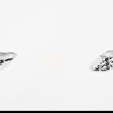 Sormus Off-White Enamel Arrow Ring Silver/ Black Metallinen | OMOC078C99MET0017210, 0