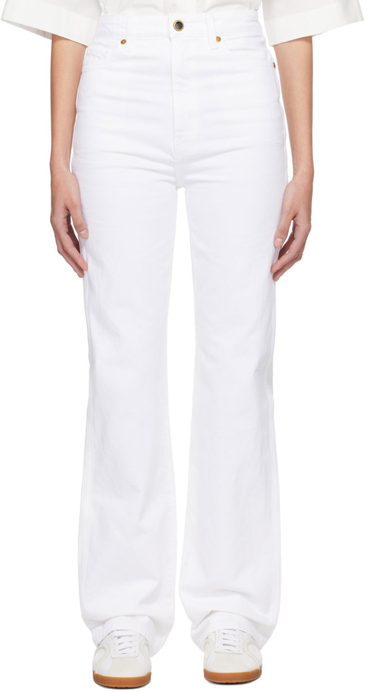 Jeans Khaite The Danielle Jeans Valkoinen | 1032913100